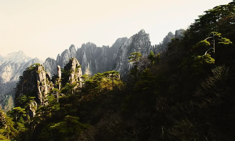 Mountain and nature scenery on the Ganden To Samye Trek