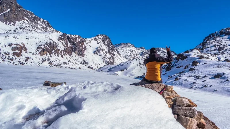 Mountain and nature scenery on the Gosaikunda Trek