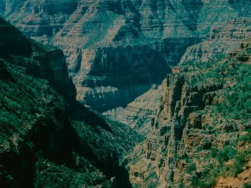 Mountain and nature scenery on the Grand Canyon Rim To Rim