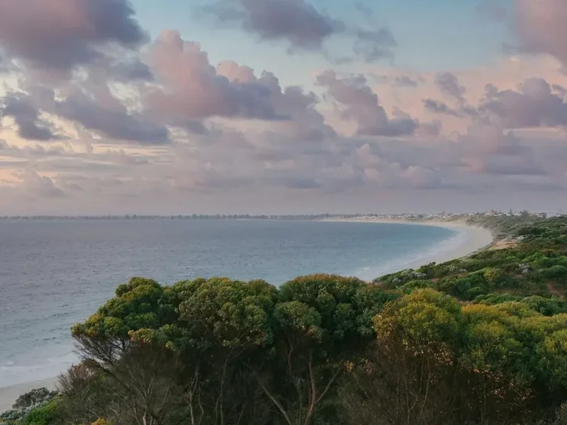 Forest and landscape view on the Great Ocean Walk
