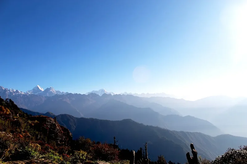Mountain and nature scenery on the Helambu Trek
