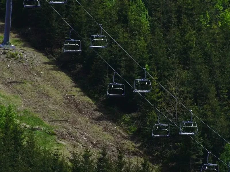 Hiking trail path on the High Tatras Traverse