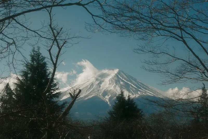 Mountain and nature scenery on the Kumano Kodo Iseji
