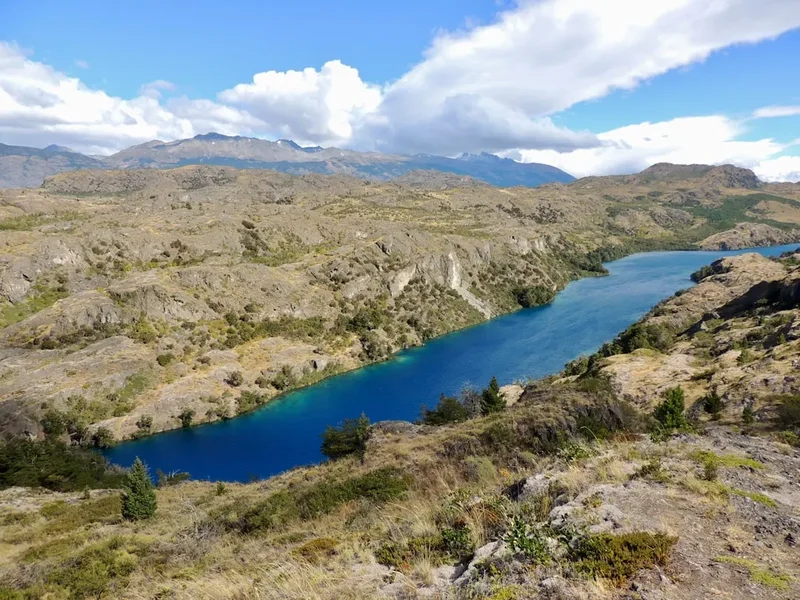 Hiking trail path on the Llanquihue Lake Trail