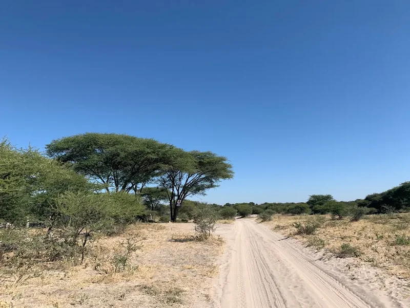 Mountain and nature scenery on the Makgadikgadi Pans Walk