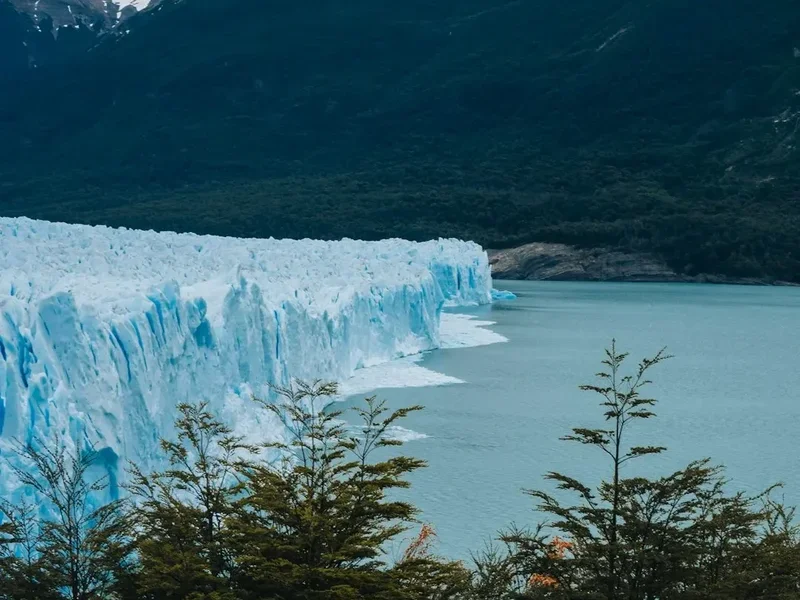 Forest and landscape view on the Marconi Glacier Traverse