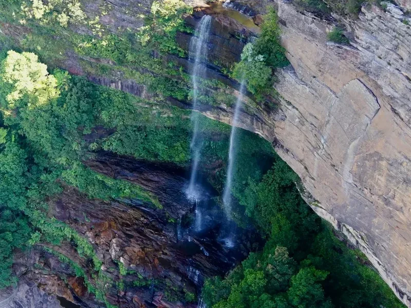 Mountain and nature scenery on the Morialta Falls Trail