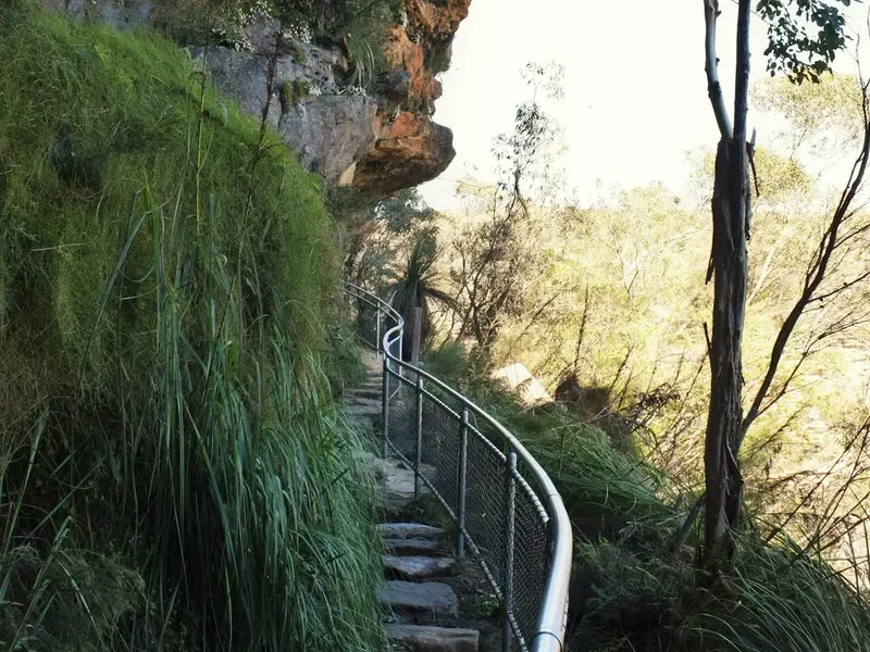 Mountain and nature scenery on the Mount Bogong Staircase