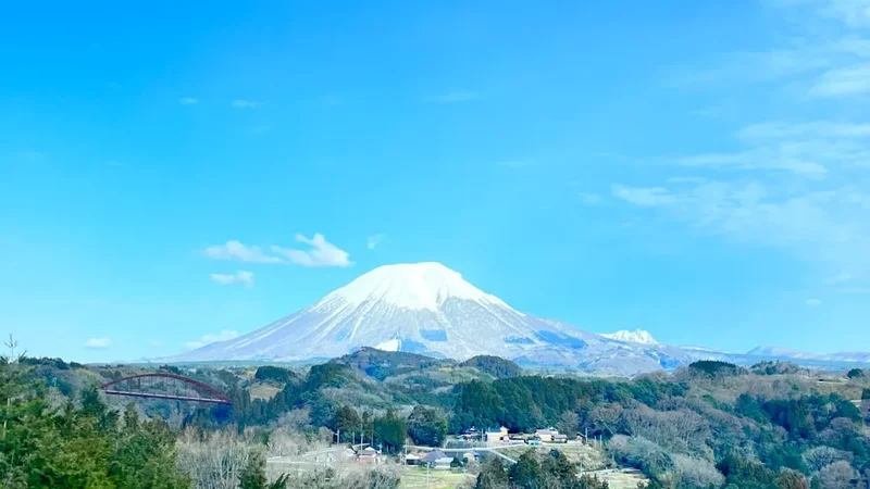 Mountain and nature scenery on the Mount Daisen Ascent