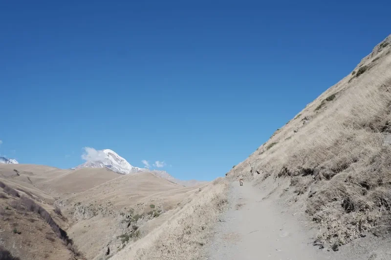 Hiking trail path on the Mount Kailash Kora