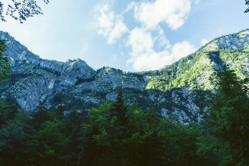 Mountain and nature scenery on the Mount Triglav Ascent