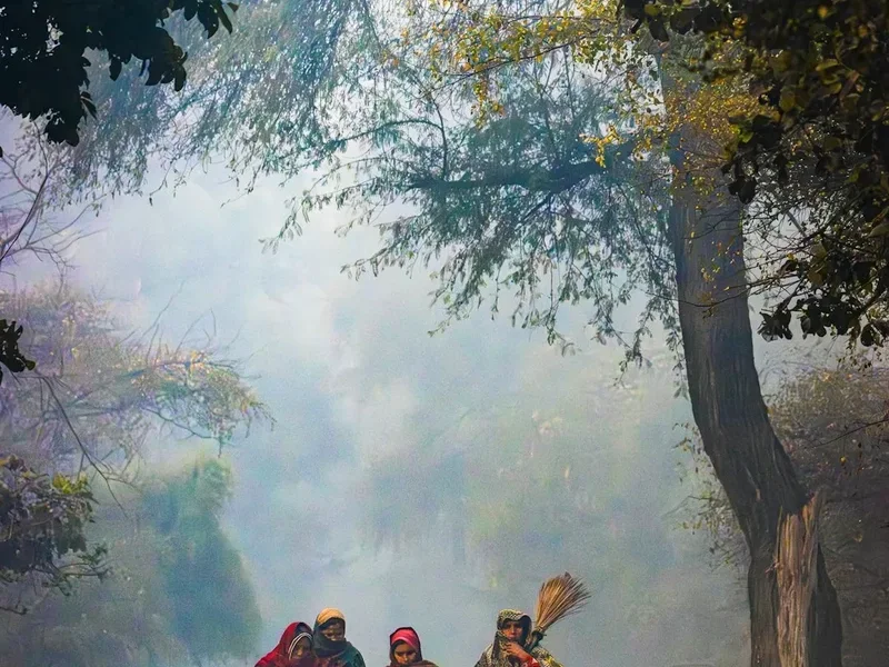 Hiking trail path on the Nag Tibba Trek
