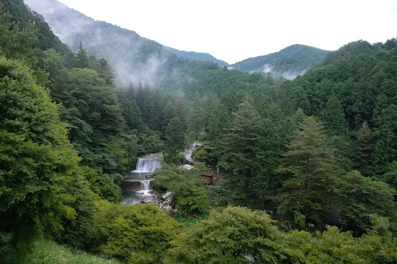 Mountain and nature scenery on the Okutama Mukashi Michi