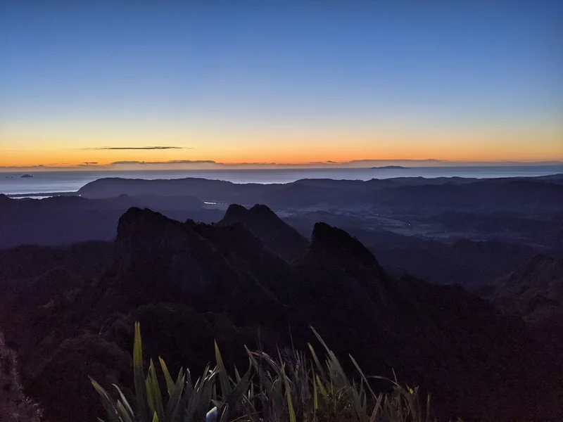 Forest and landscape view on the Pinnacles Walk