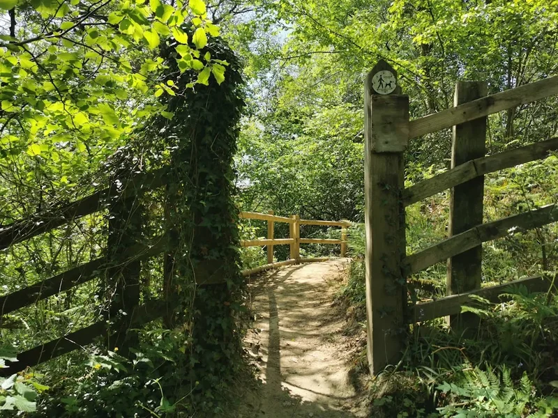 Hiking trail path on the Ridgeway Trail