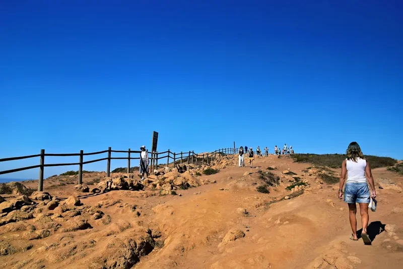 Hiking trail path on the Rota Vicentina Historical Way