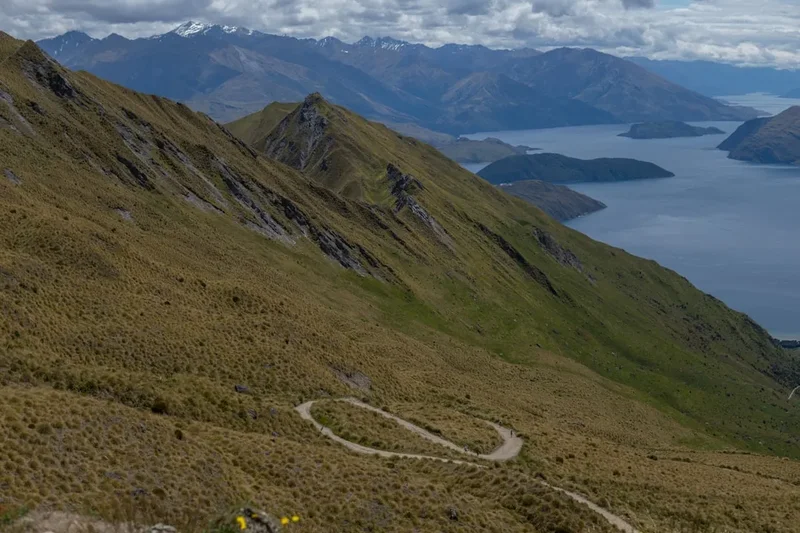 Mountain and nature scenery on the Roys Peak Track