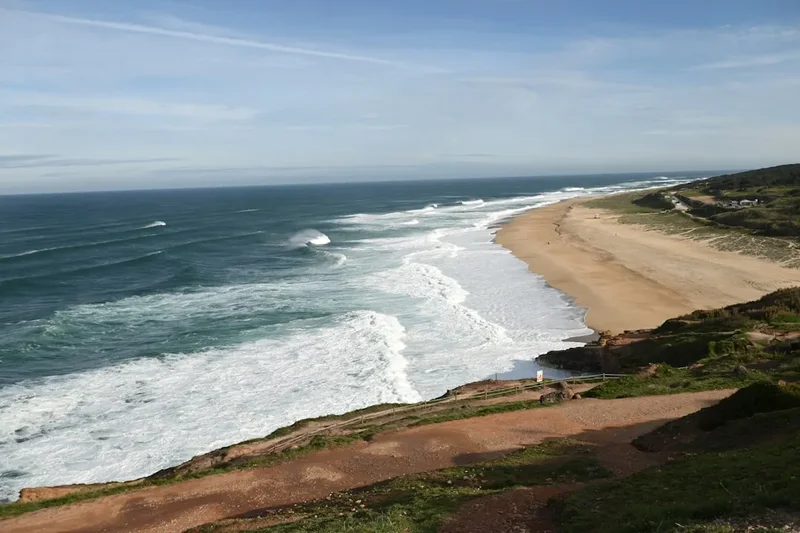 Hiking trail path on the Sao Miguel Coastal Trail