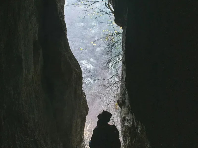Hiking trail path on the Scarisoara Glacier Trail