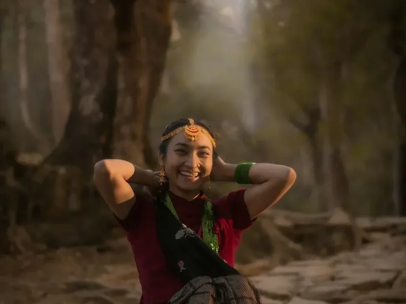 Hiking trail path on the Tamang Heritage Trail