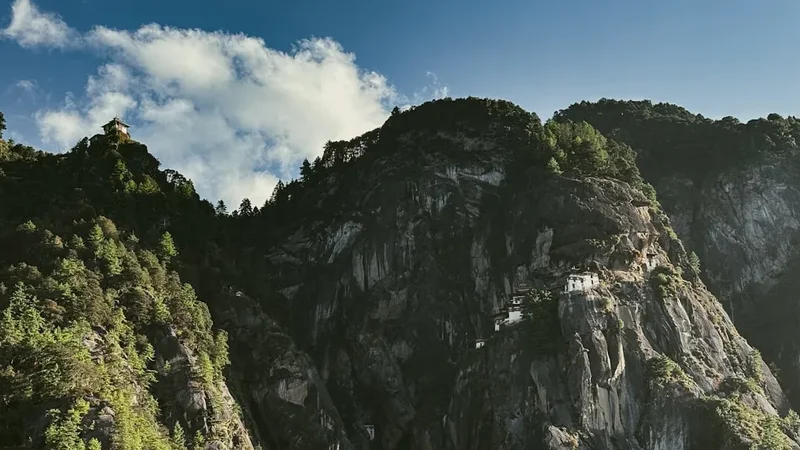 Mountain and nature scenery on the Tigers Nest