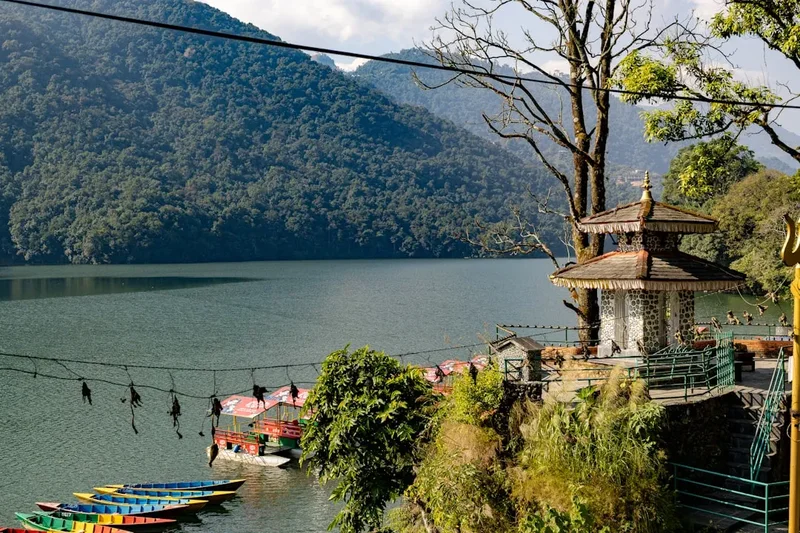 Mountain and nature scenery on the Tilicho Lake Trek