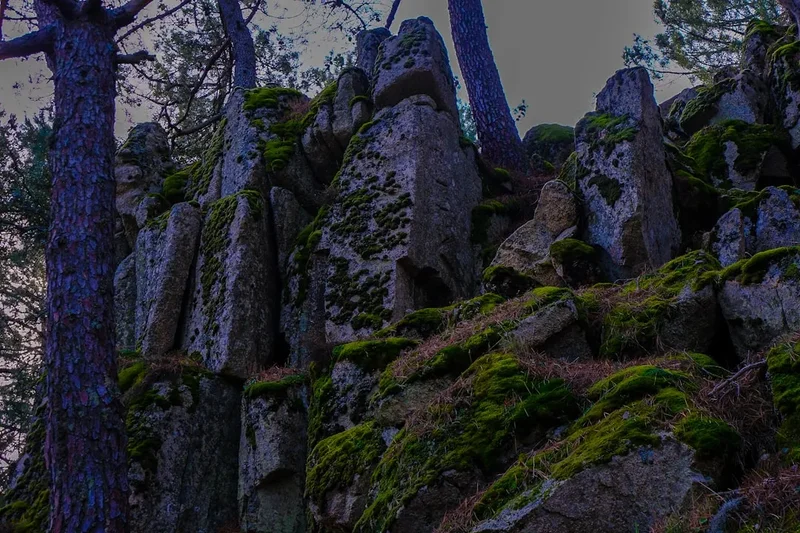 Mountain and nature scenery on the Torrent De Pareis