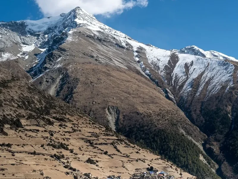 Mountain and nature scenery on the Upper Dolpo Trek