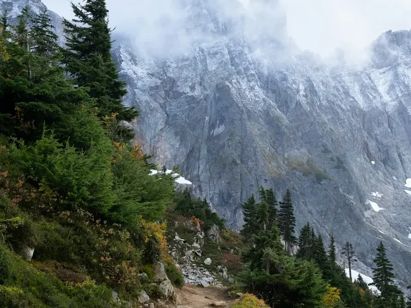Mountain and nature scenery on the Wheeler Peak Summit
