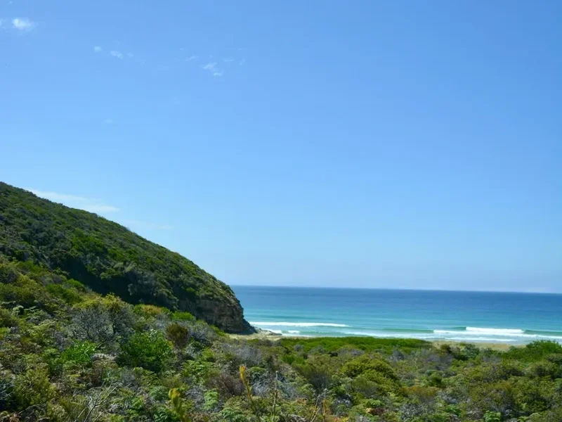 Mountain and nature scenery on the Whitehaven Beach Trail