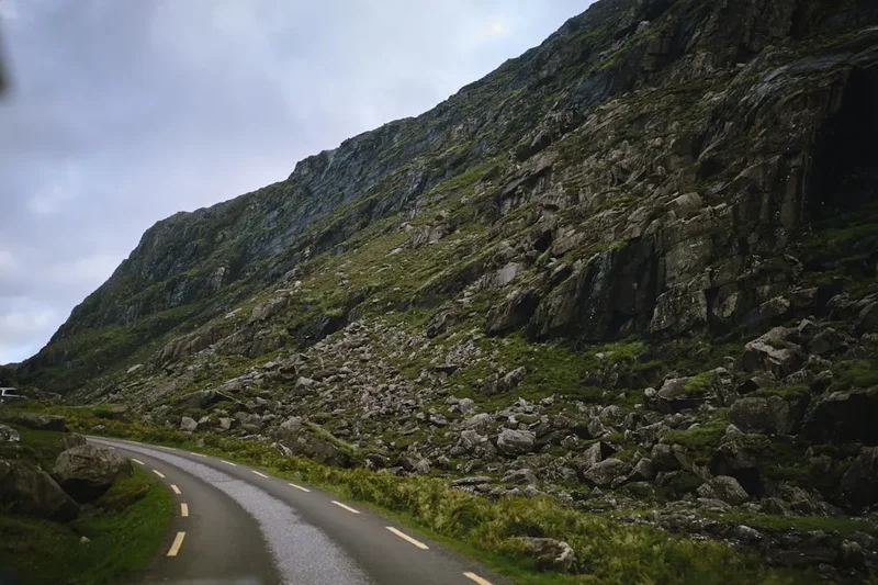 Mountain and nature scenery on the Wicklow Way