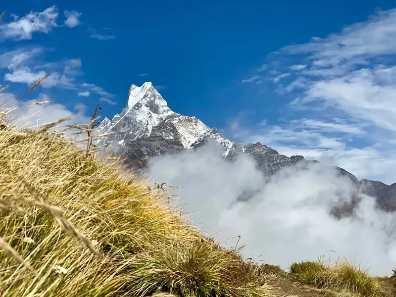 Mountain and nature scenery on the Yala Peak Climb