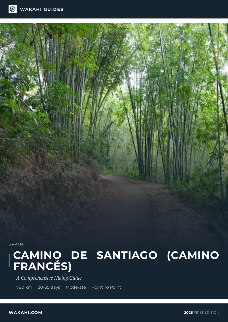 Wakahi guide cover for Camino De Santiago Camino Frances