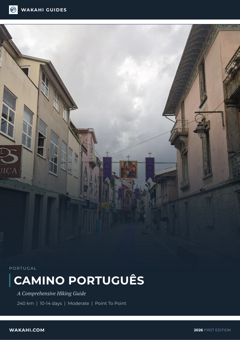 Wakahi guide cover for Camino Portuguese