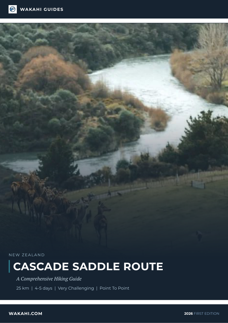 Wakahi guide cover for Cascade Saddle Route