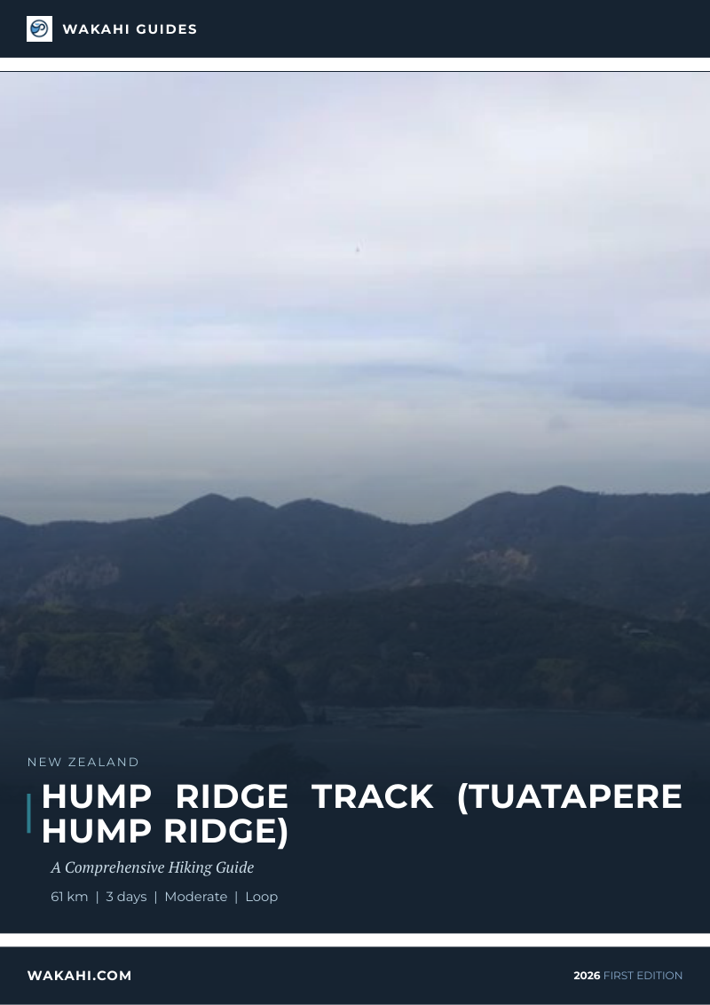Wakahi guide cover for Hump Ridge Track
