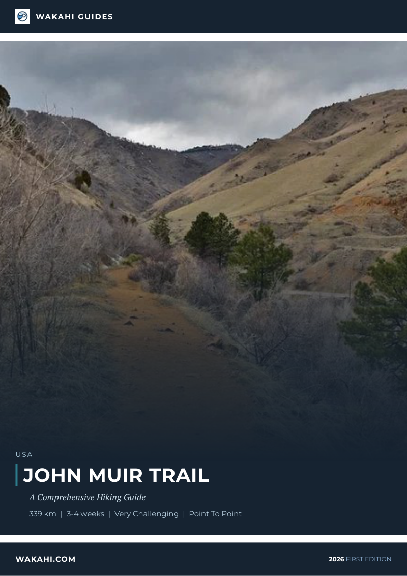 Wakahi guide cover for John Muir Trail
