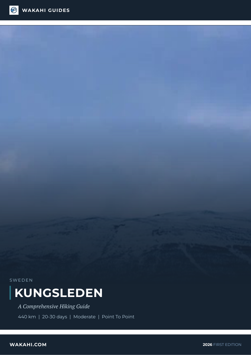Wakahi guide cover for Kungsleden