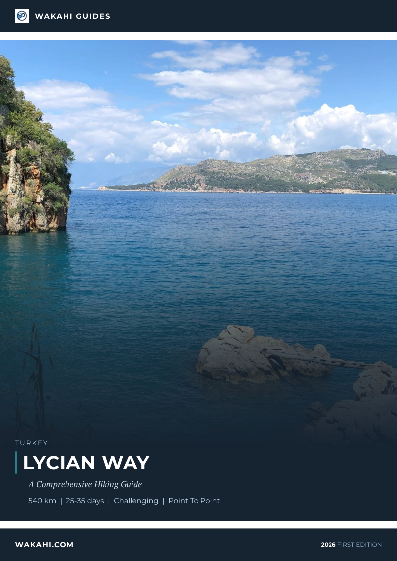 Wakahi guide cover for Lycian Way