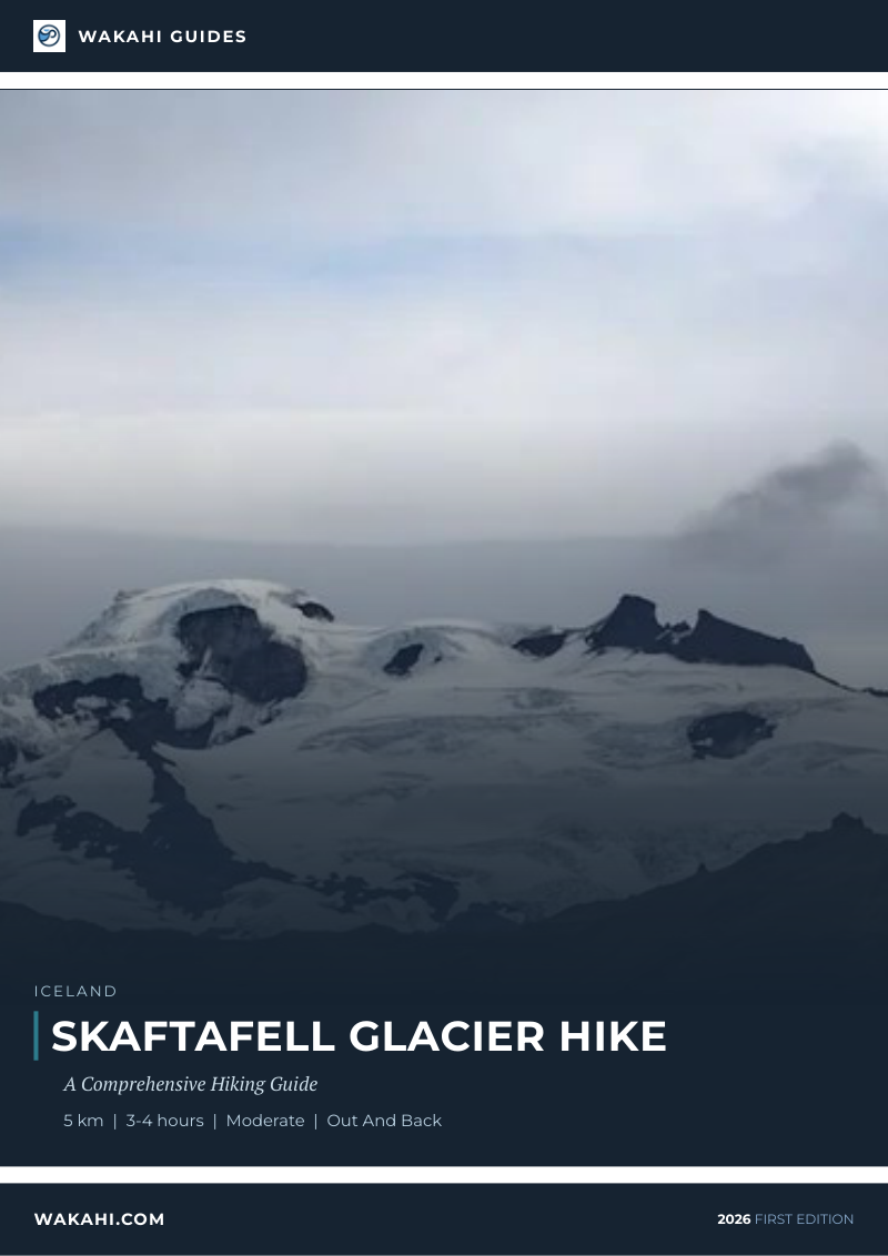 Wakahi guide cover for Skaftafell Glacier Hike