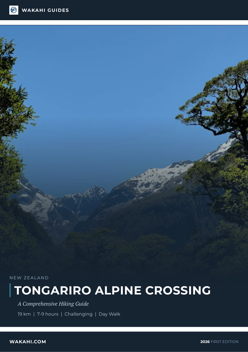 Wakahi guide cover for Tongariro Alpine Crossing